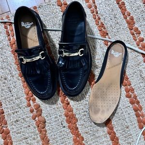 Dr marten platform loafers